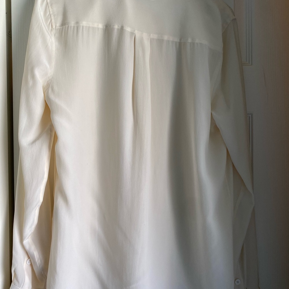 Equipment Silk Cream Shirt